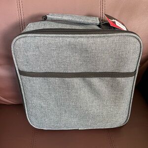 Gray cooler bag